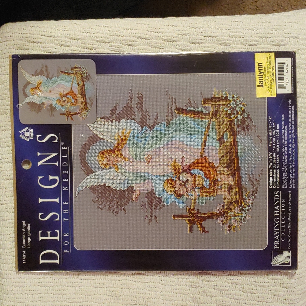 Designs for the Needle Counted Cross Stitch Kit GUARDIAN ANGEL